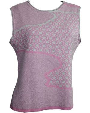 Maria Aristidou Nettal Topography Top - Purple
