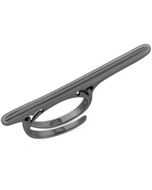 SALLY SKOUFIS Pathway Ring - Black
