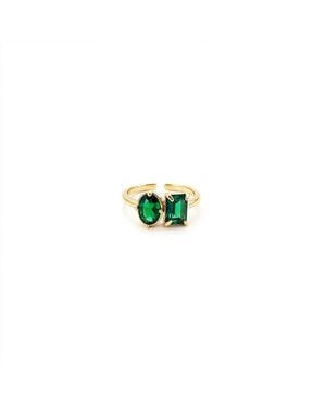 By Virgo Zephira Ring - Green