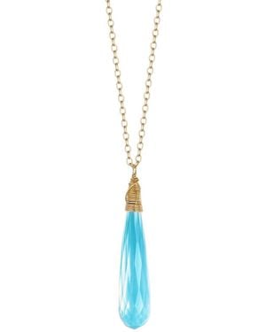 Katy Faye Daria Sky Necklace - Blue