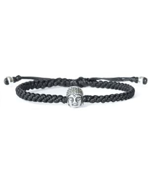 Harbour Uk Handmade Buddha Rope Bracelet For – Boho Cord Bracelet - Blue