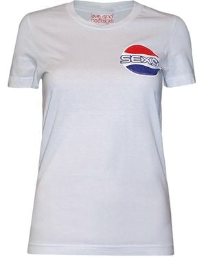 Love and Nostalgia Margot Sexsi Tee - Blue