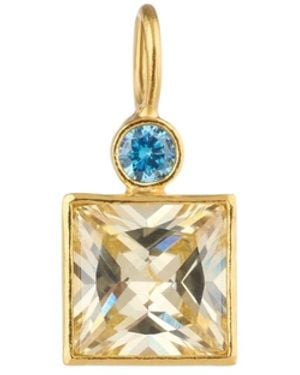 Firera Atelier Zirconia Charm Necklace - Metallic