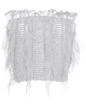 Sarah Regensburger Goddess Tube Top - White