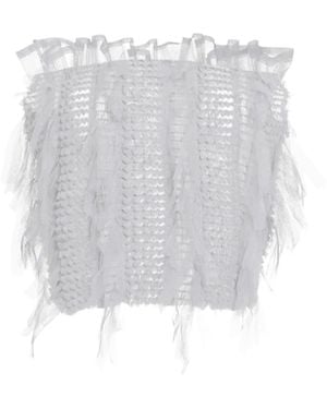 Sarah Regensburger Goddess Tube Top - White