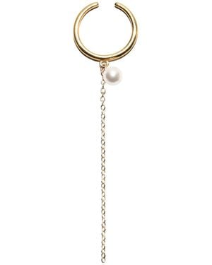 Studio Baloge Lune Pearl Ring - Metallic