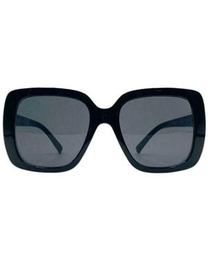Hortons England Square Retro Sunglasses - Blue