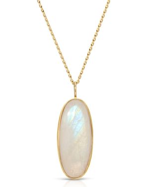 Atma Prema Lunar Moonstone Necklace - Metallic
