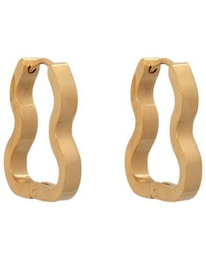 A Weathered Penny Arya Hoops - Metallic