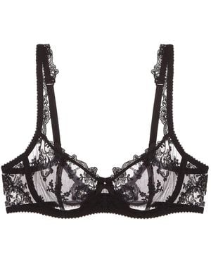 Journelle Cristiana Balconette Bra Noir - Brown