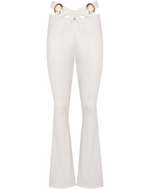 No'design Empress Flared Pants - White