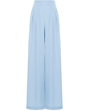 BLUZAT Pastel Asymmetrical Skort With Pockets - Blue