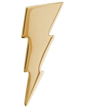 Edge Only Triple Bolt Pin 18Ct Vermeil - White