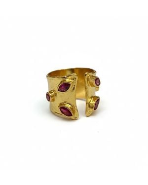 La Pluie Jewellery Vesta Ring - Metallic