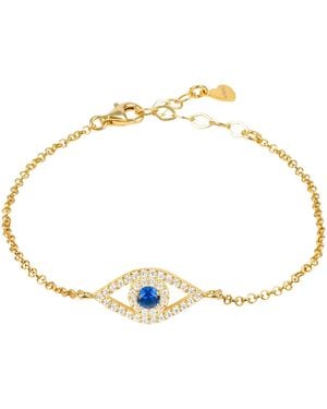 LÁTELITA London Evil Eye Elliptical Bracelet - Multicolour