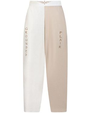 Grounded Flair Neutrals The Galini Pant - White