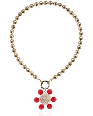 Saule Label Jolie Necklace - Brown