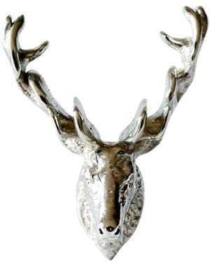 Lee Renee Stag Lapel Pin – - Metallic