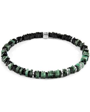 Anchor and Crew Emerald Innot & Stone Bracelet - Green