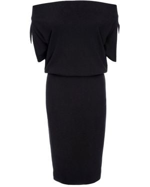 LAHIVE Alexi Off-The-Shoulder Knit Dress - Black