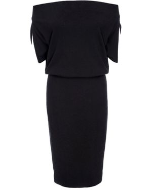 LAHIVE Alexi Off-The-Shoulder Knit Dress - Black