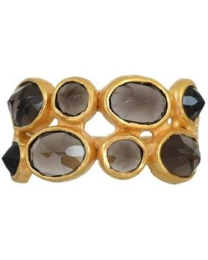 Opium Jewels Jali Cocktail Ring - Multicolour
