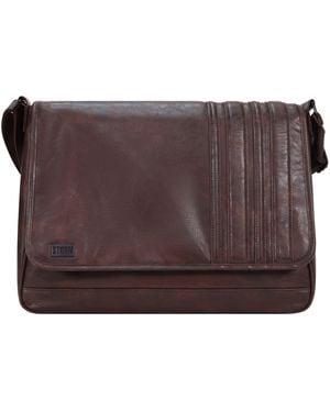 Storm Atlas Panelled Messenger - Brown