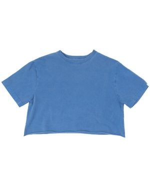 Ariko Wave Beach Crop Tee - Blue