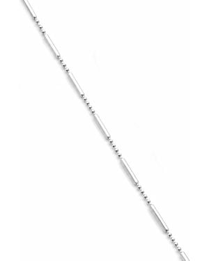 The Pheia Tube Chain Anklet - Metallic