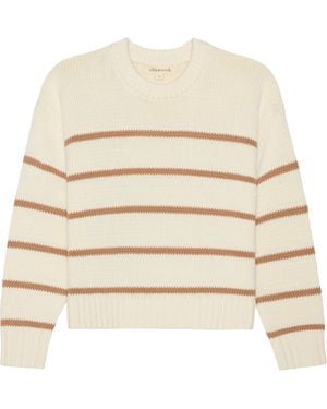 Ellsworth & Ivey Neutrals Elena Crewneck Jumper - Natural