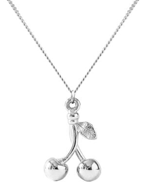 Lee Renee Cherry Necklace – - Metallic