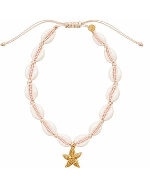 Lalinde Sand Star Choker - Metallic