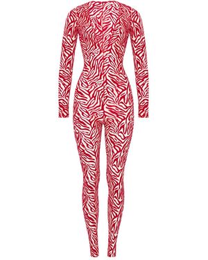 Perilla Lingerie Kendall Jumpsuit Long - Red