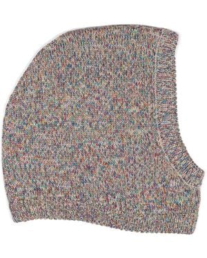 Gigi Knitwear Neutrals Eero Balaclava Hat - Grey