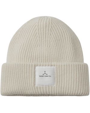 Saint One Co. Mmxxv Beanie Ivory - Grey
