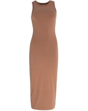 Circular Path Marilyn Midi Dress - Brown