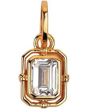 Zynnia Collective April/ Cz Birthstone Charm - Metallic