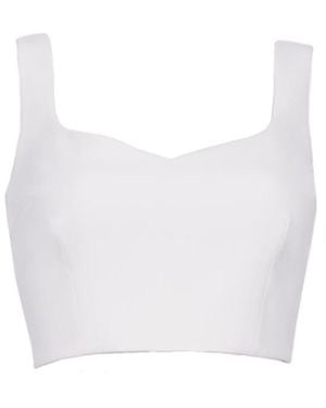 Nomi Fame Mori Crop Top - White