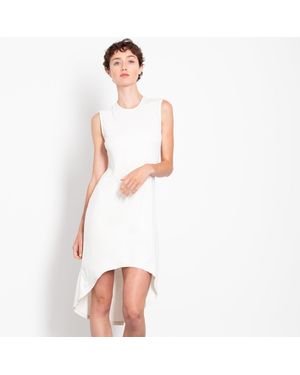 gaffer&fluf Asymmetric Hem Mini Dress - White