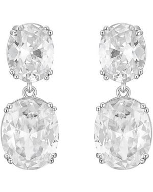 The Perfect Hoop The Monaco Drop Earring - White
