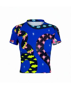 Pitaya Yoga Dragon Dreams T-Shirt - Blue