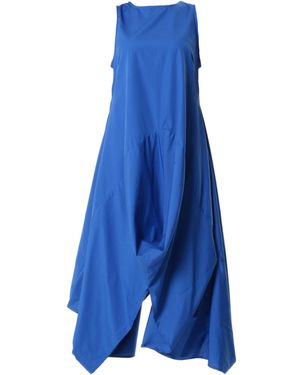 Metamorph Asymmetric Sleeveless Dress - Blue