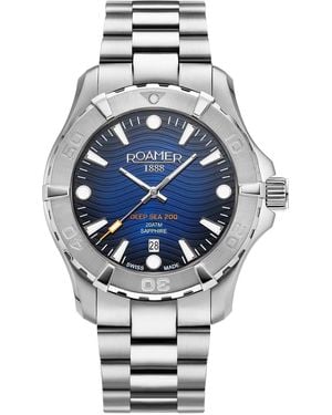 ROAMER OF SWITZERLAND Deep Sea Dial Stainless Steel Divers Watch - Metallic