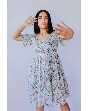 Transcend Floral Print Mini - Blue