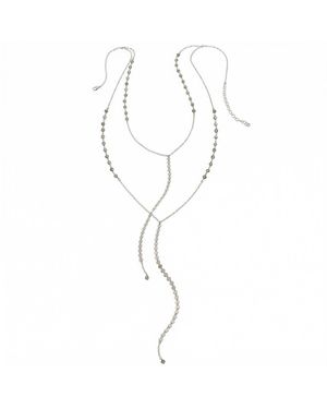 Heather Hawkins Jewelry Gypsy Draped Lariat Necklace - Metallic