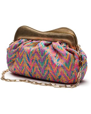 Danni Ro Lisbon Large Clutch - Red
