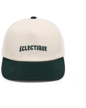Éclectique Neutrals Two Tone Snapback Hat - White