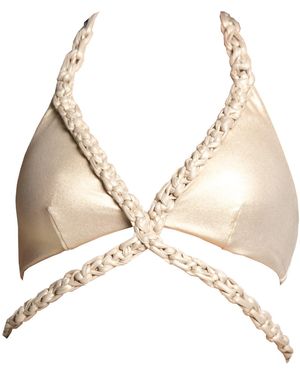 Solara Joely Strappy Halter Top - Natural