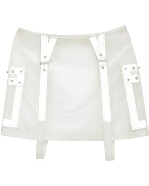 Paloma Lira Crystal Skirt - White