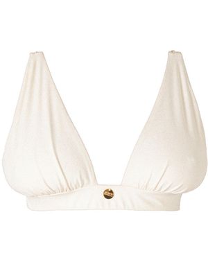 Bélmuso Swimwear Perla Bikini Top - White
